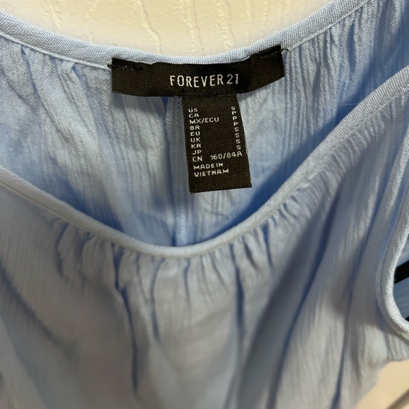 Forever 21 blue tank - Picture 3 of 3